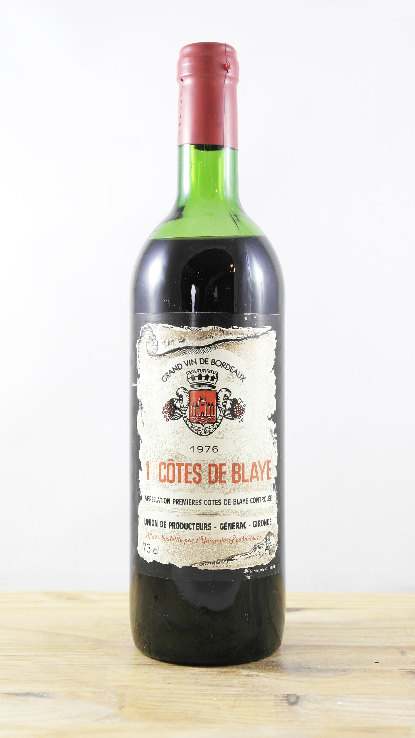 1ères Côtes de Blaye Union des producteurs Générac 1976 ME