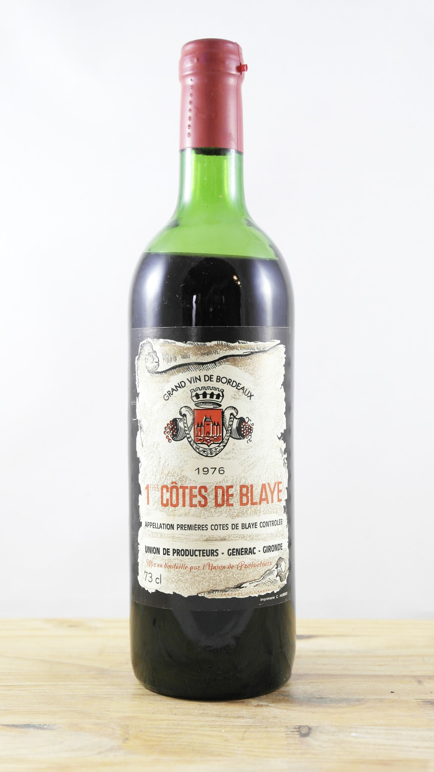 1ères Côtes de Blaye Union des producteurs Générac 1976 BE