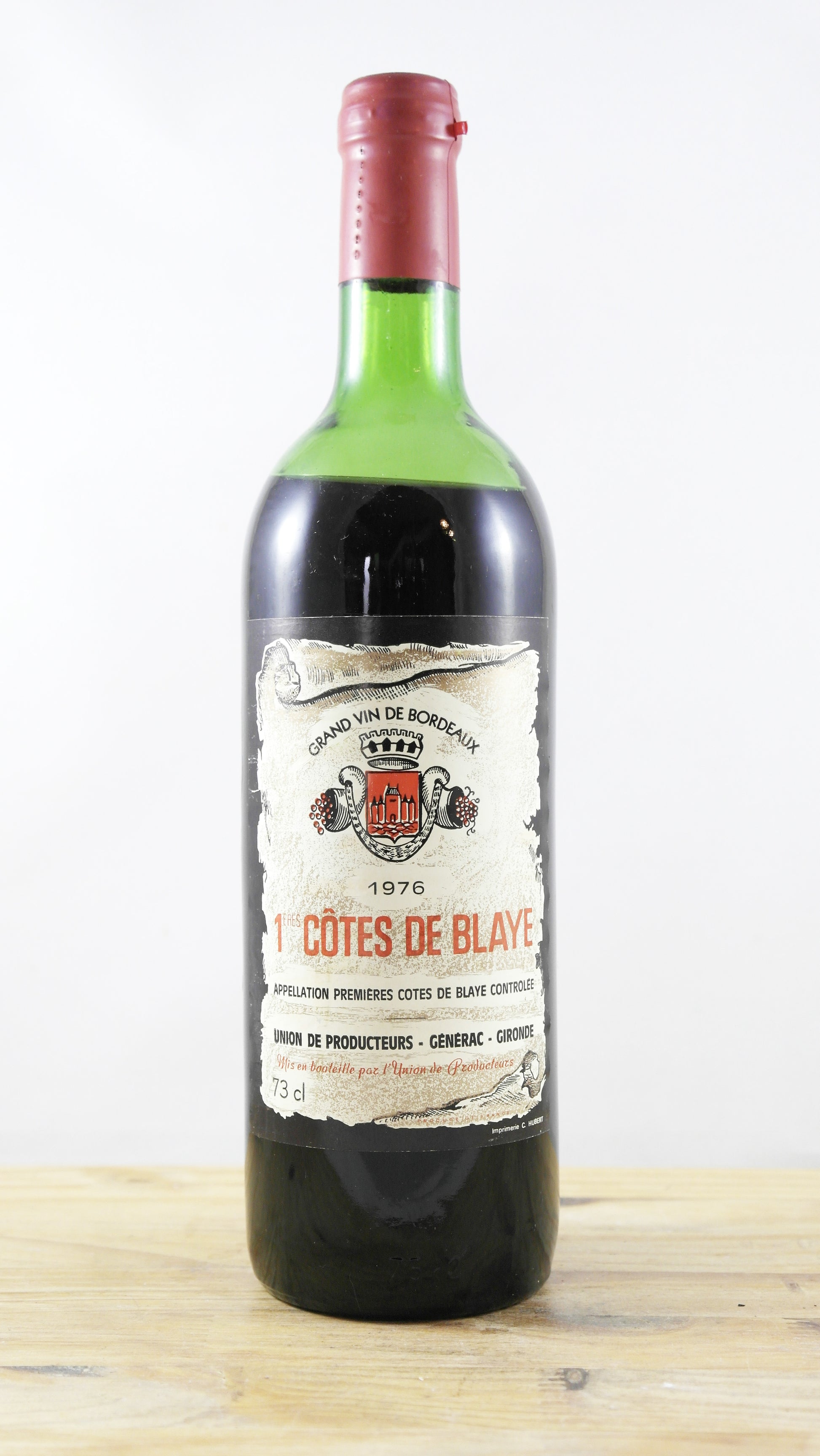 1ères Côtes de Blaye Union des producteurs Générac 1976 BE