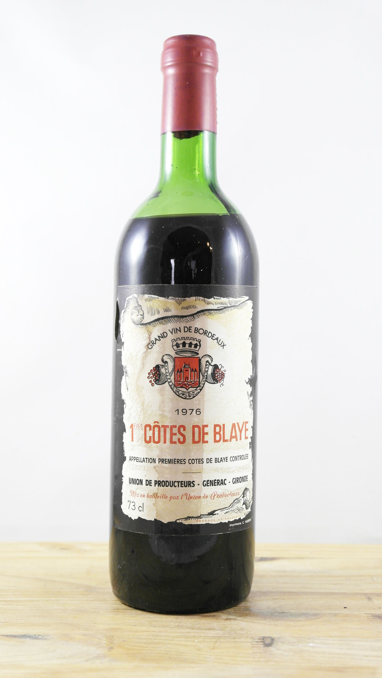 1ères Côtes de Blaye Union des producteurs Générac 1976 ELA