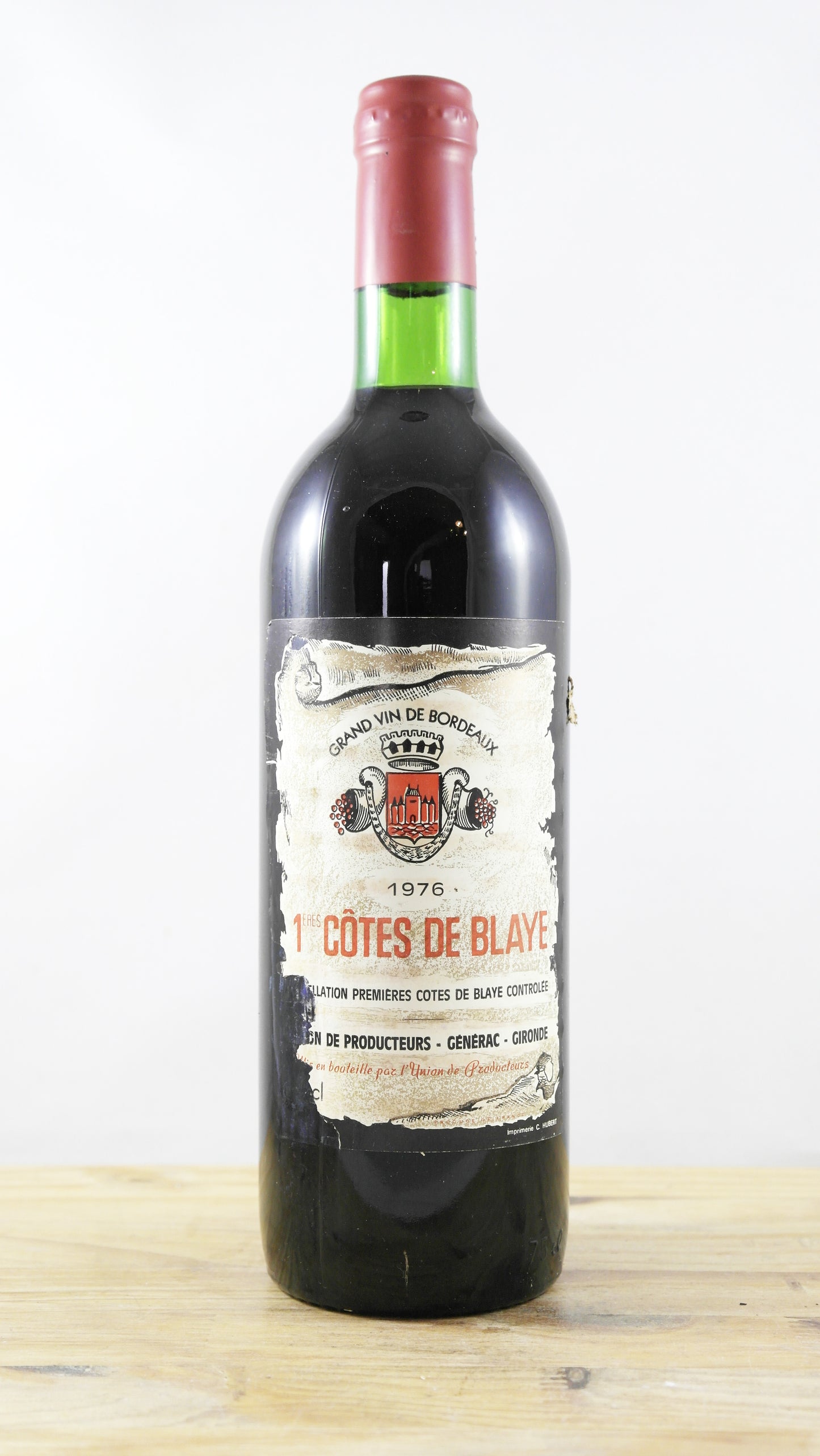 1ères Côtes de Blaye Union des producteurs Générac 1976 EA