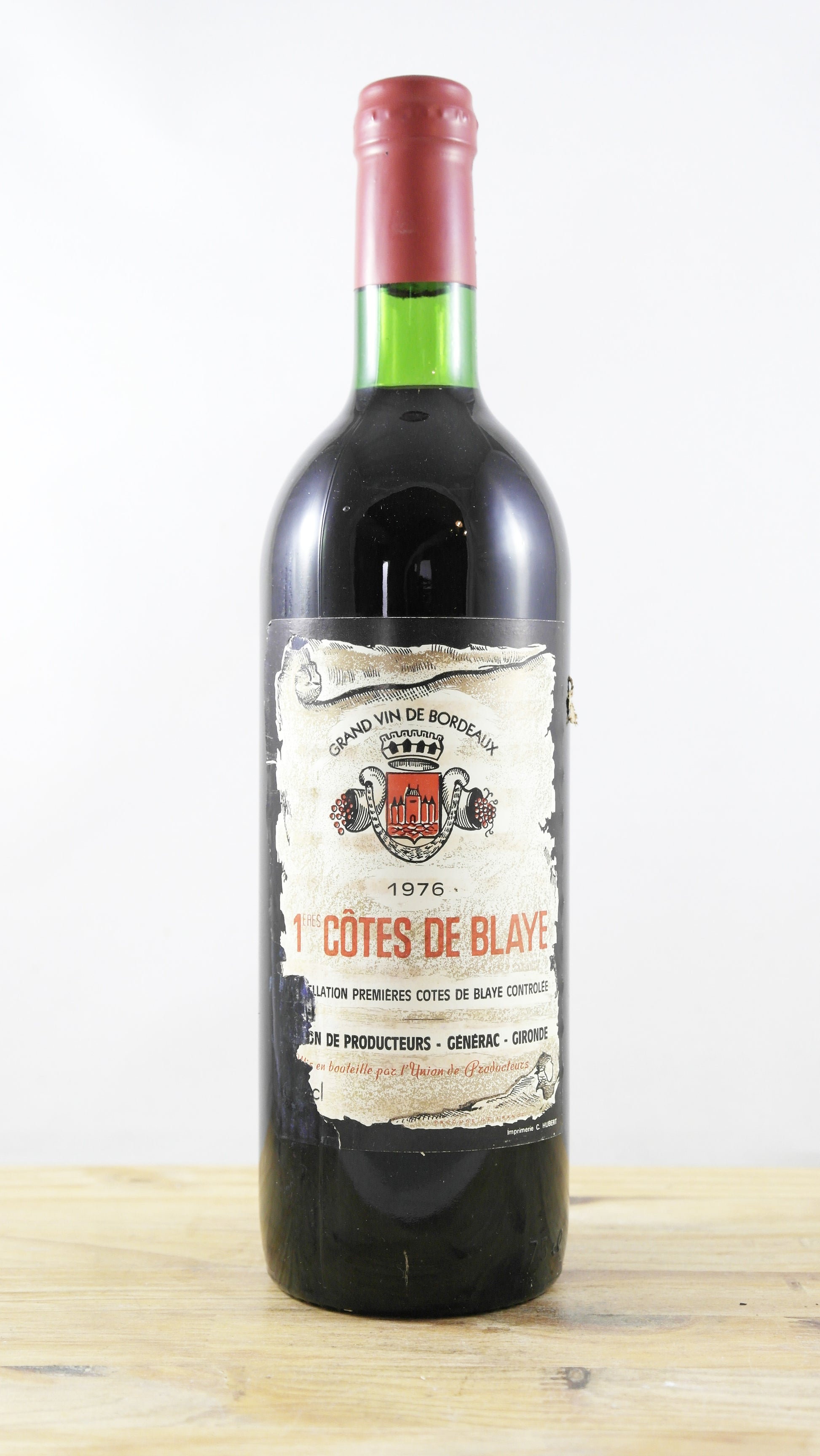 1ères Côtes de Blaye Union des producteurs Générac 1976 EA
