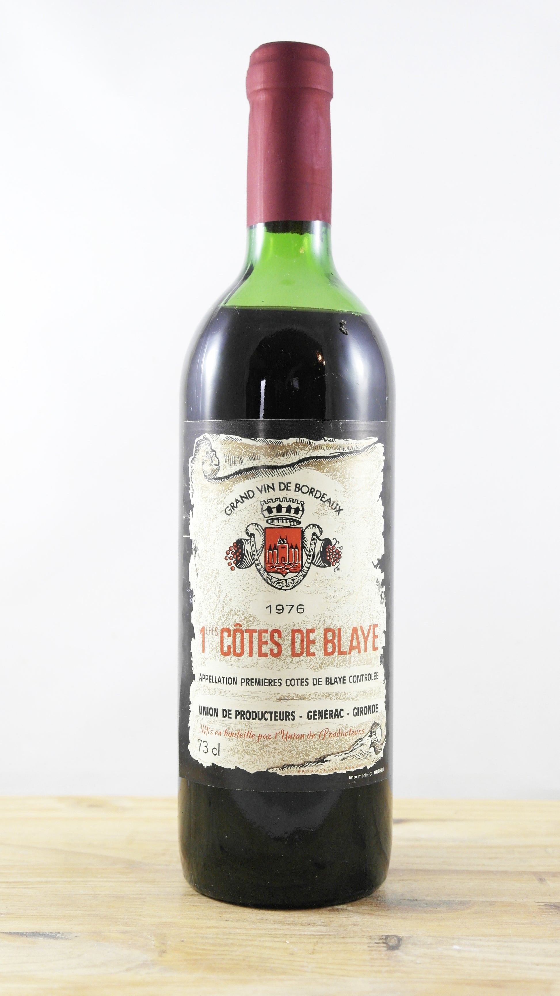 1ères Côtes de Blaye Union des producteurs Générac 1976 SC