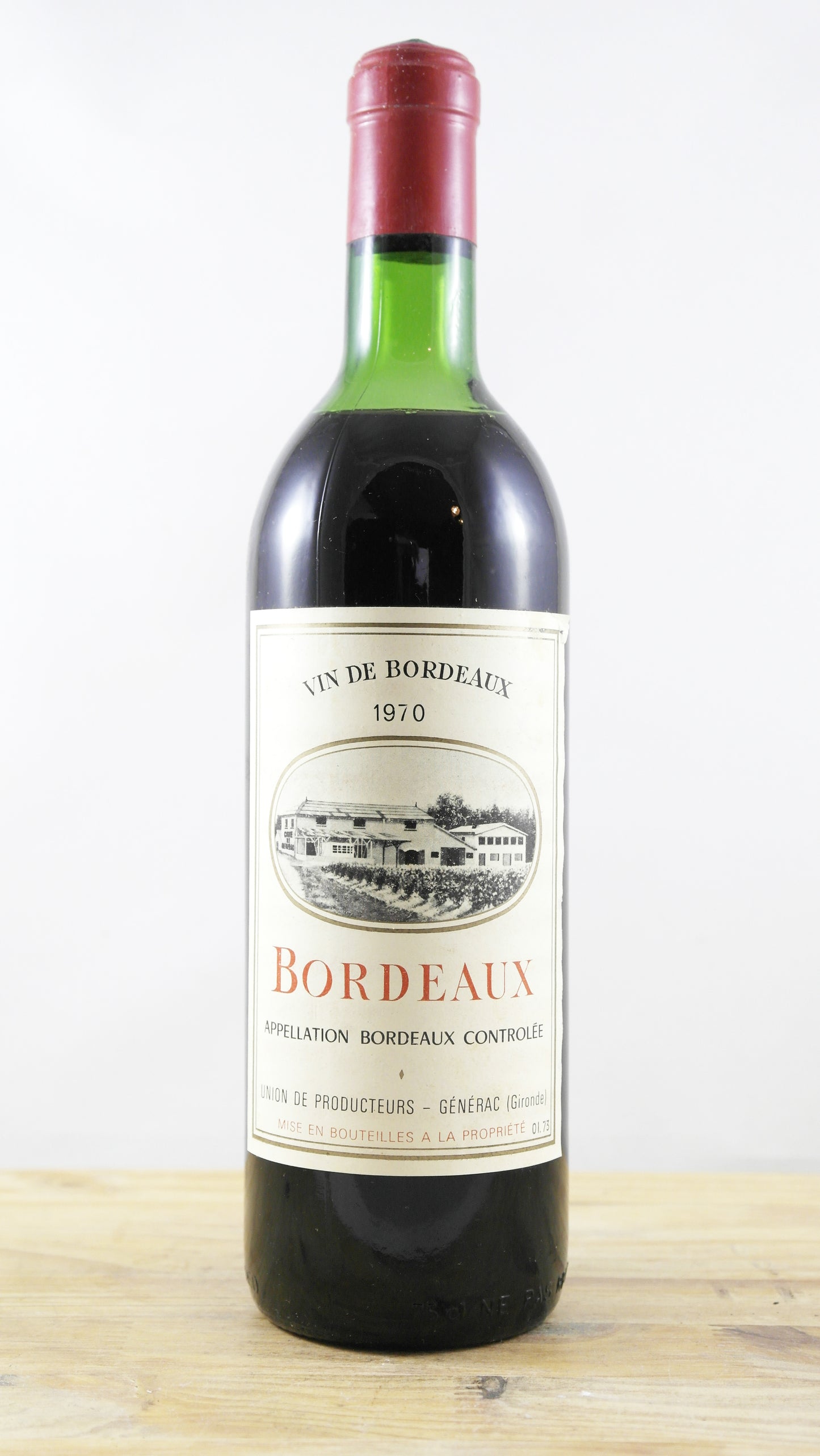 Bordeaux Union des producteurs Générac 1970 HE