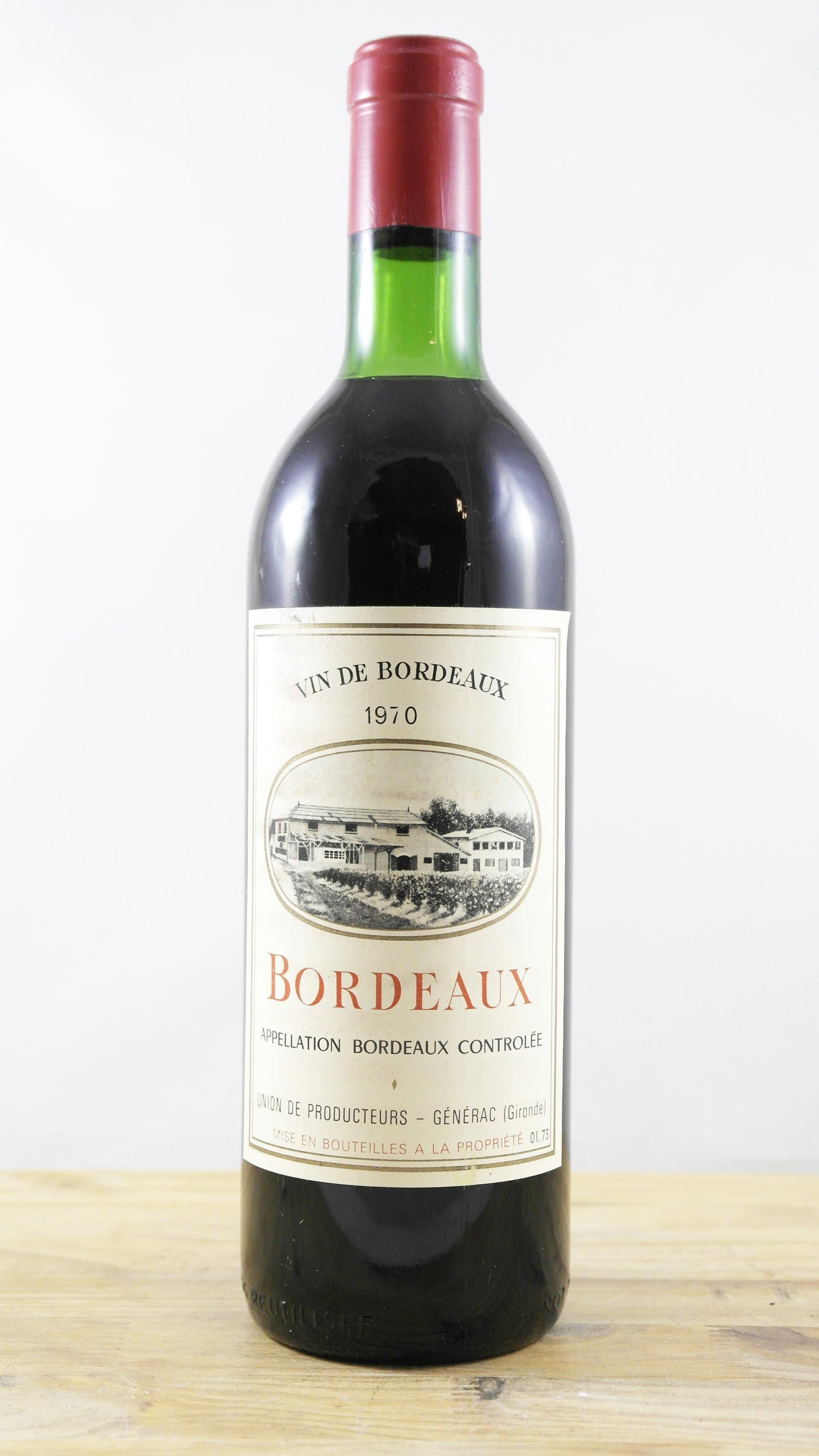 Bordeaux Union des producteurs Générac 1970 BG