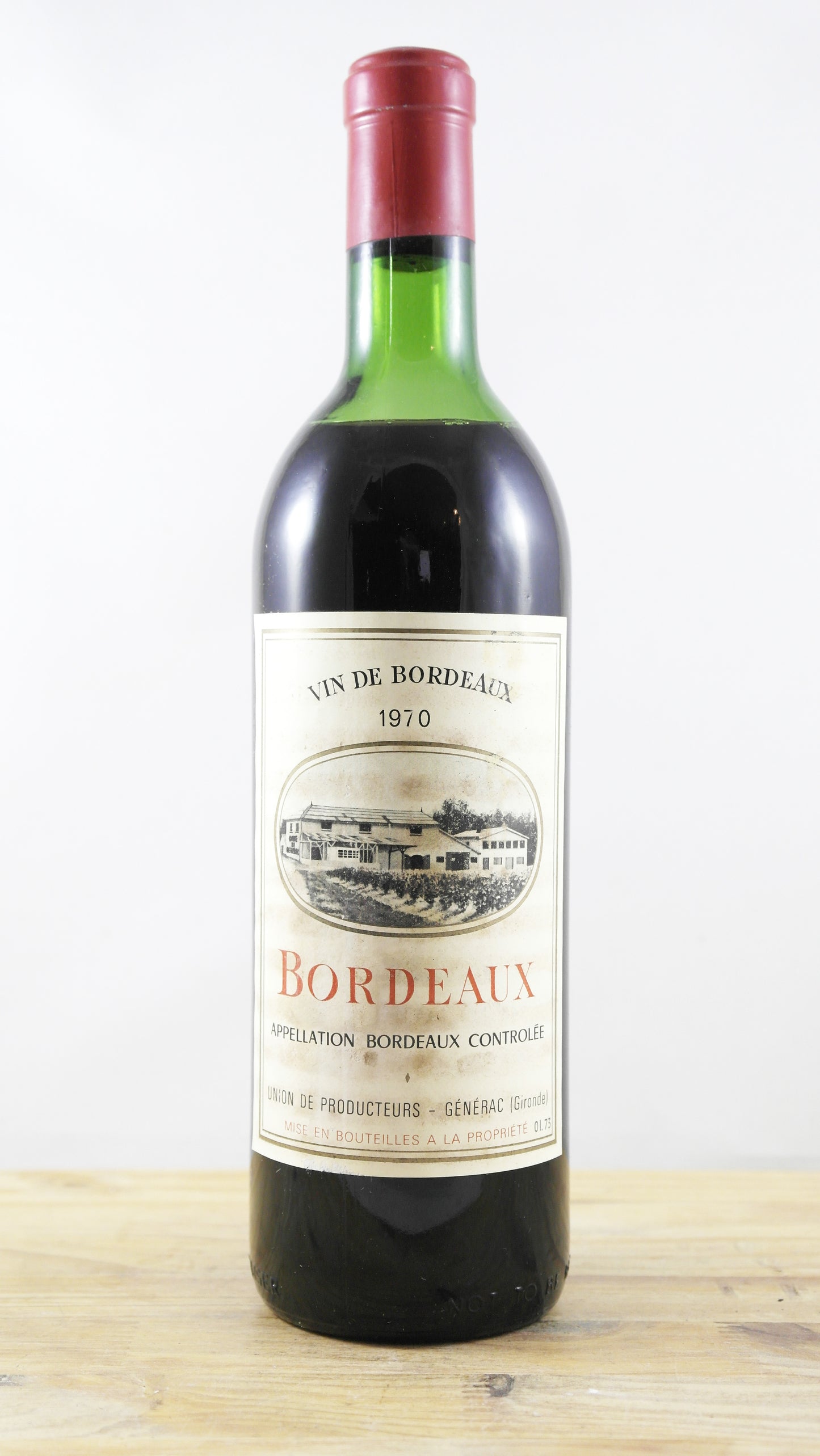 Bordeaux Union des producteurs Générac 1970 ELA