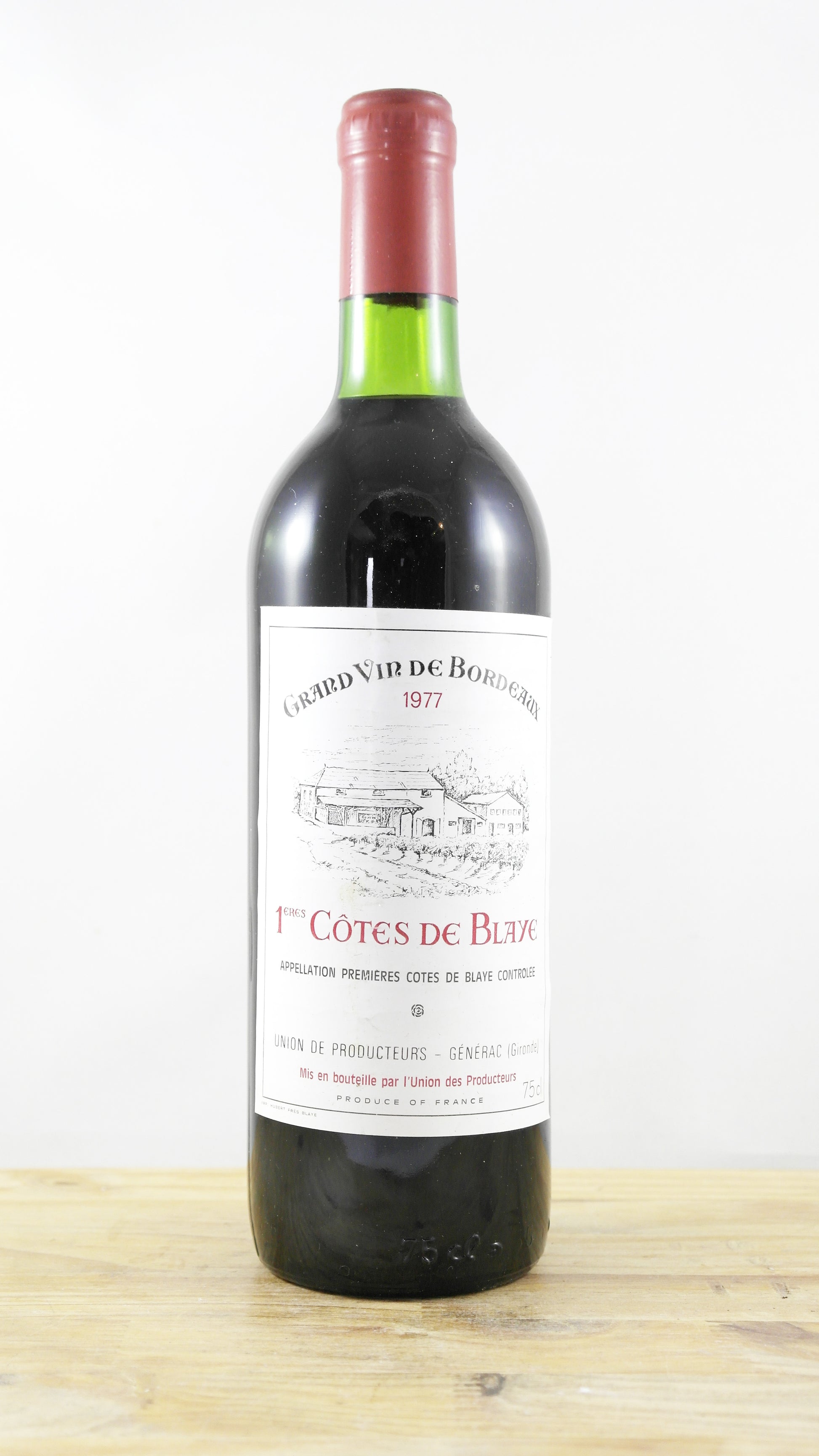 1ères Côtes de Blaye Union des producteurs Générac 1977