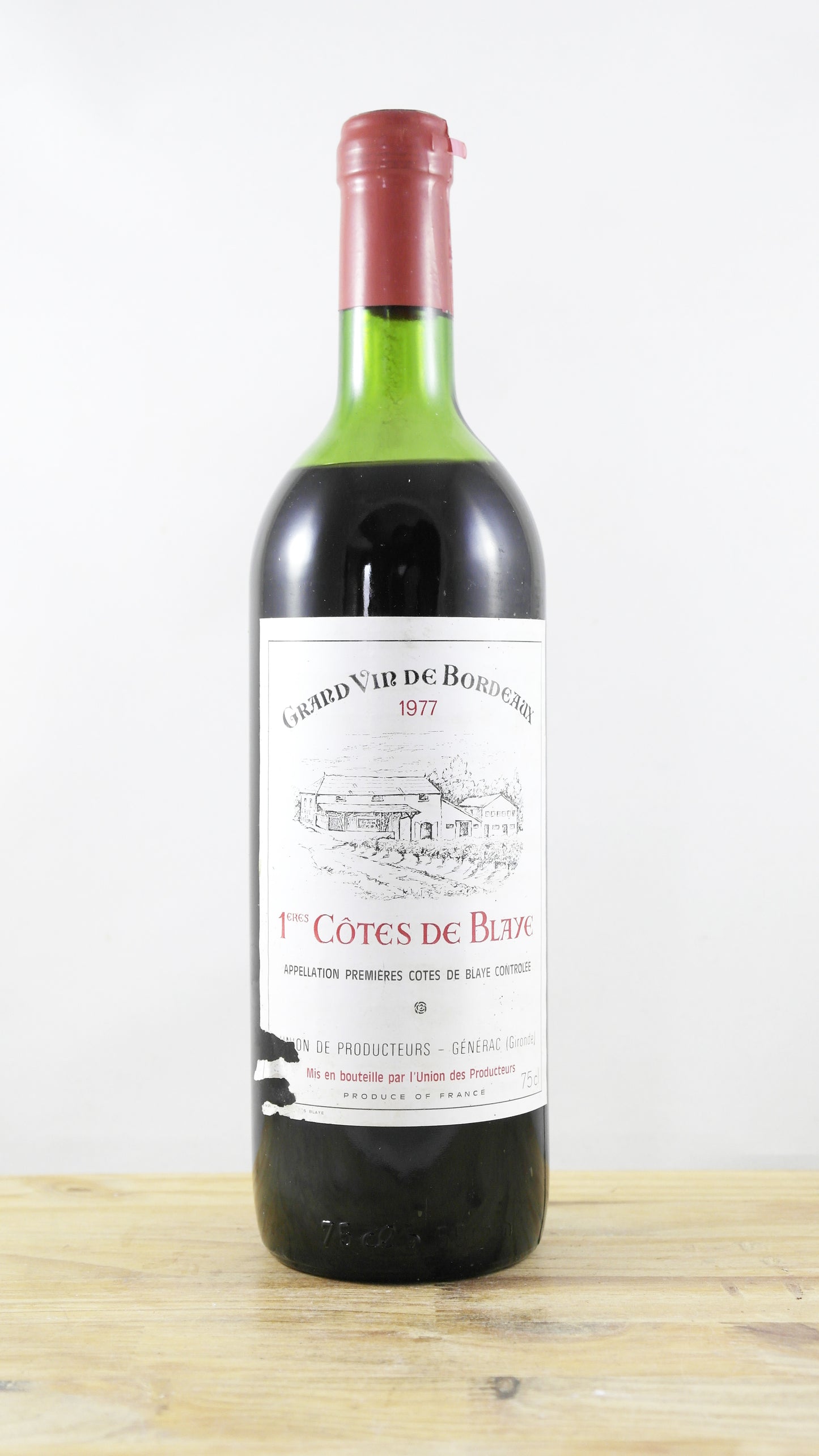 1ères Côtes de Blaye Union des producteurs Générac 1977 ELA
