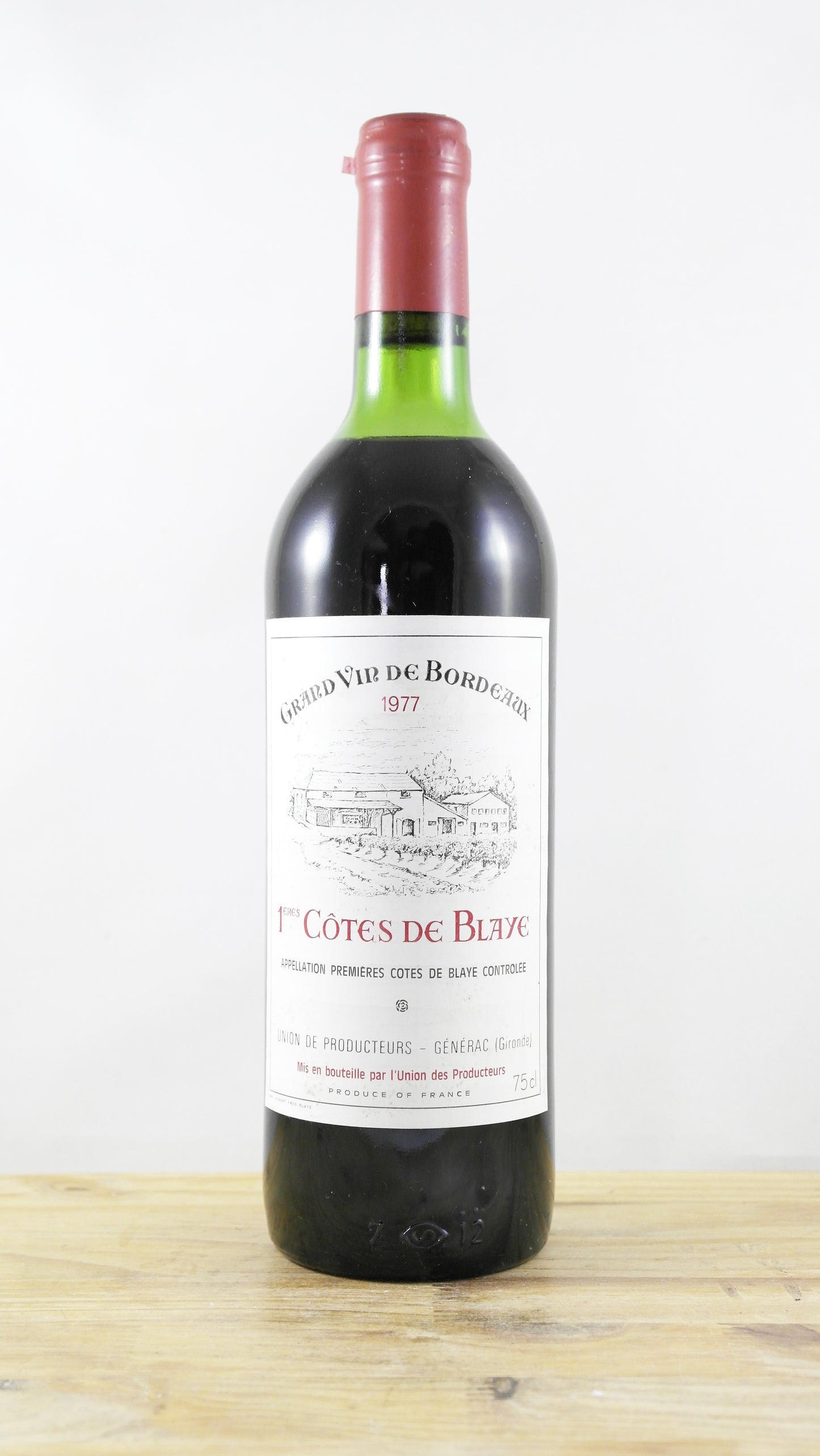 1ères Côtes de Blaye Union des producteurs Générac 1977 CA