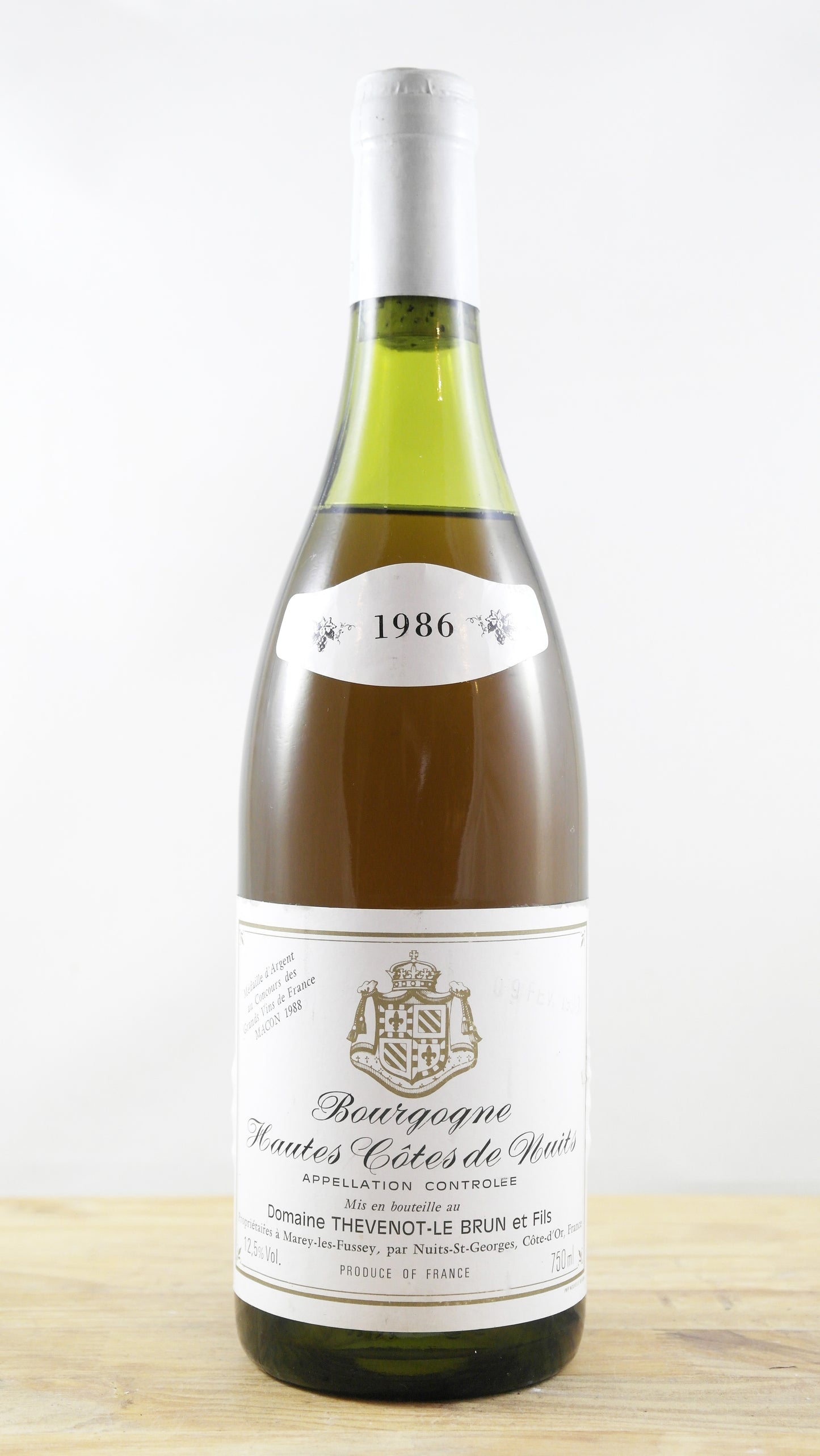 Hautes Côtes de Nuits Thevenot 1986