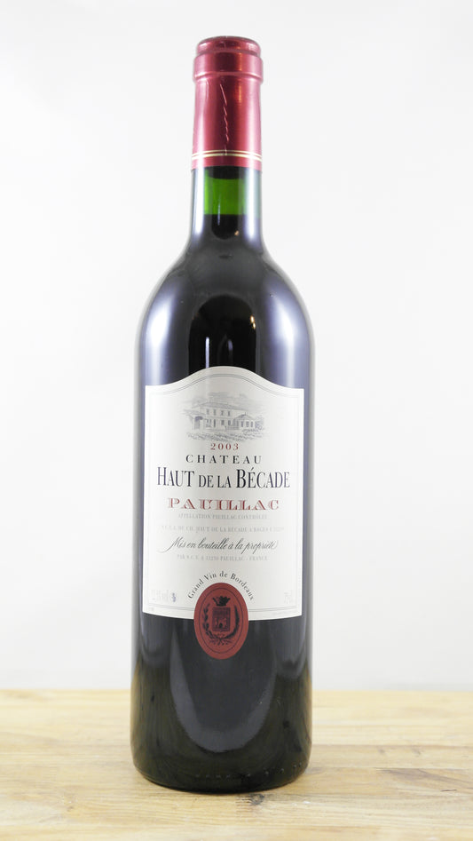 Château Haut de la Bécade 2003
