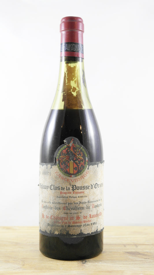 Volnay Clos de la Pousse d'Or Tastevinage 1959