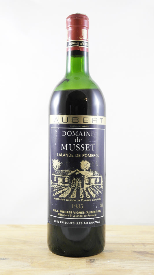 Domaine de Musset 1985 NB