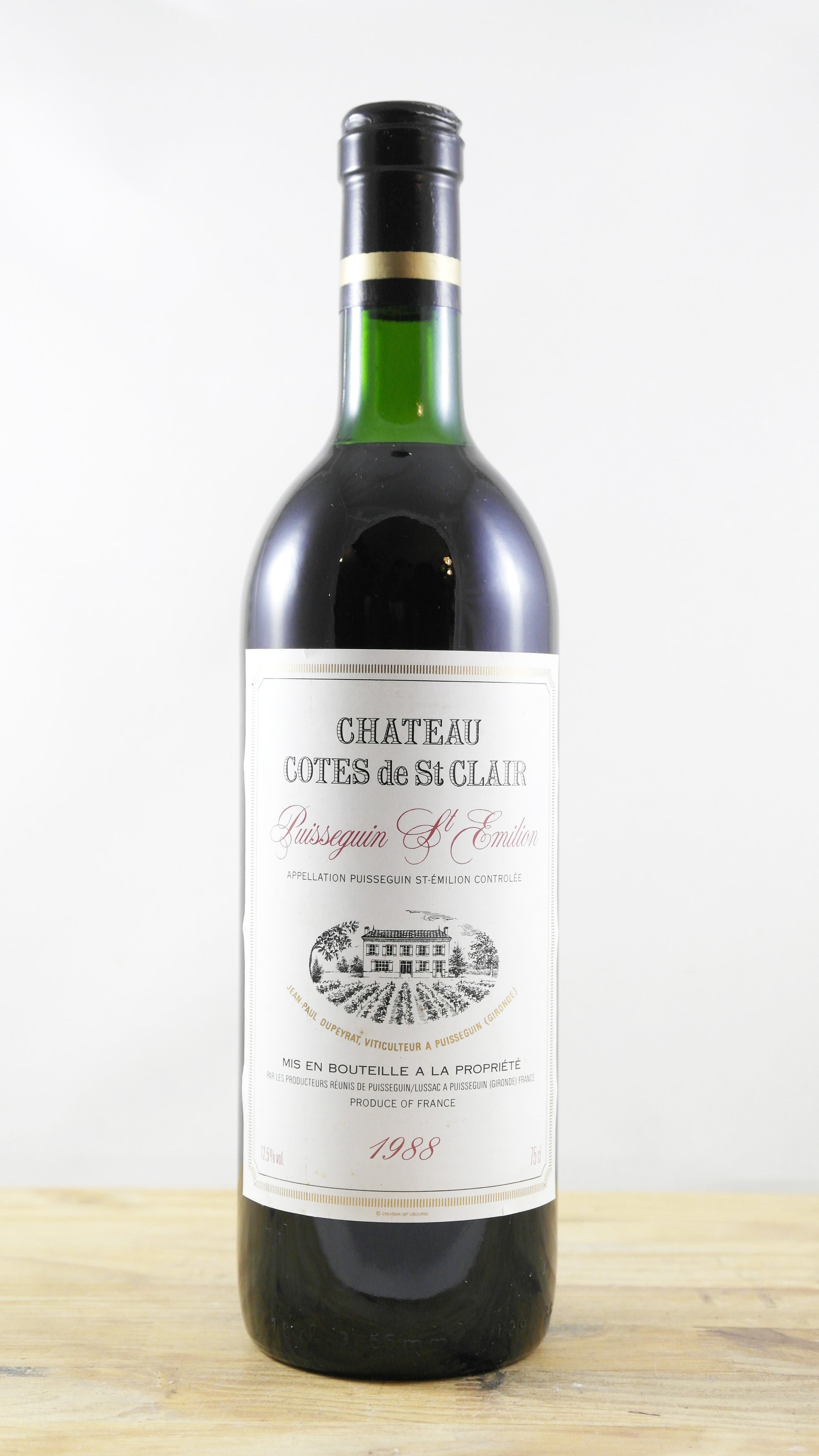 Château Côtes de St Clair 1988