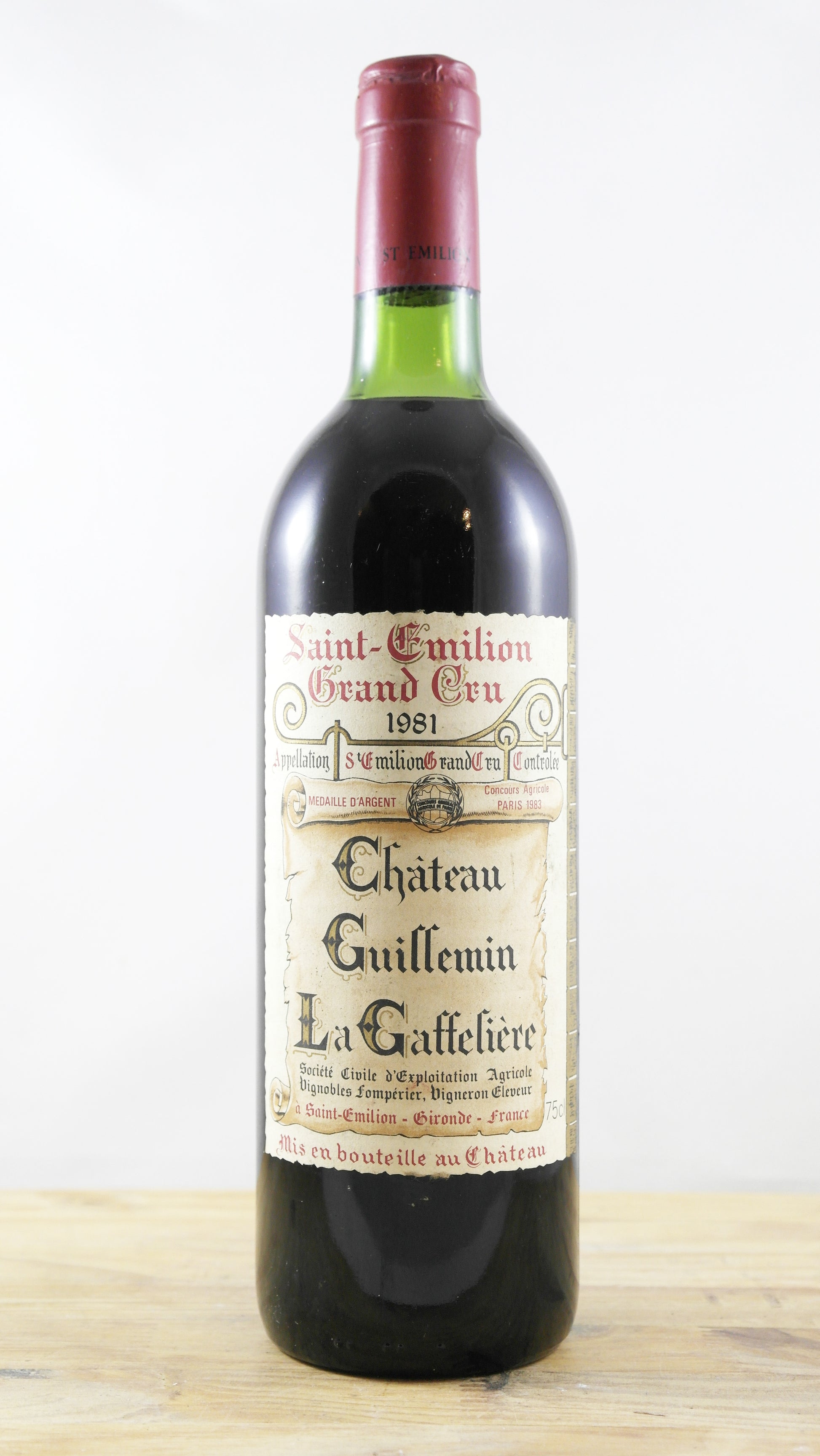 Château Guillemin La Gaffelière 1981