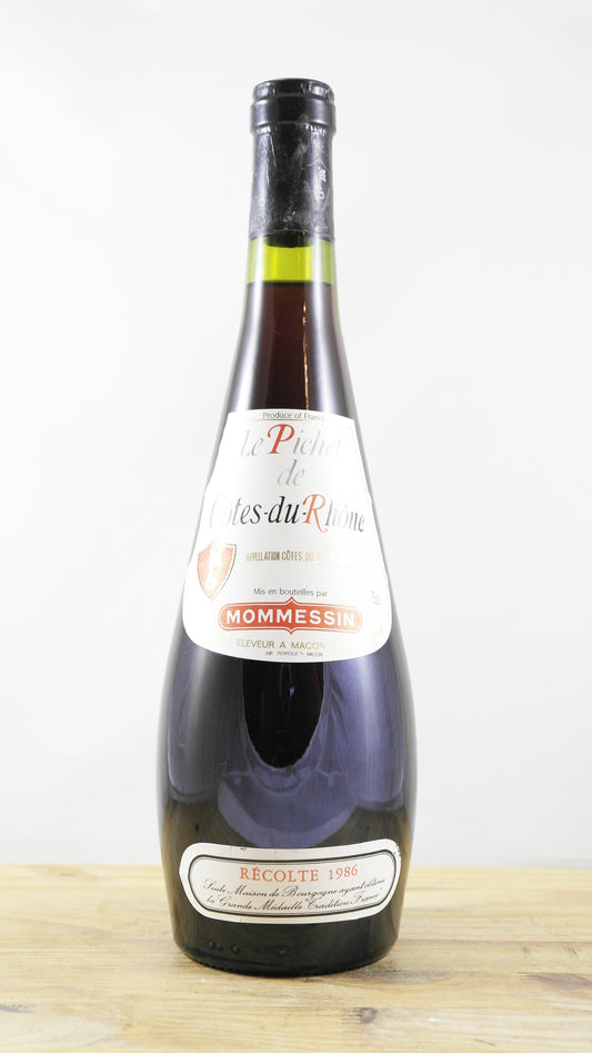 Le Pichet de Côtes-du-Rhône Mommessin 1986