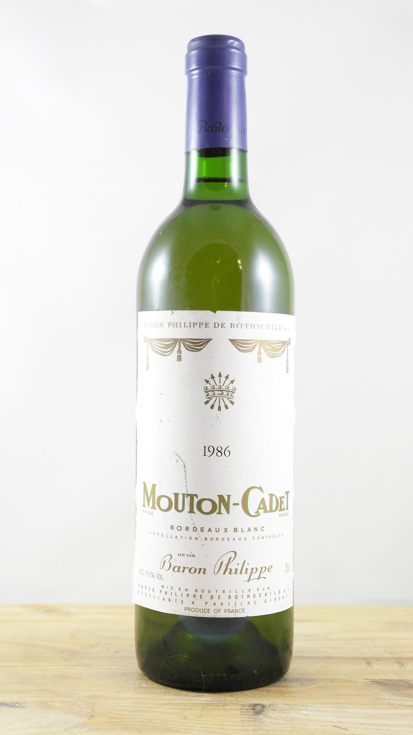 Mouton Cadet Philippe de Rothschild 1986
