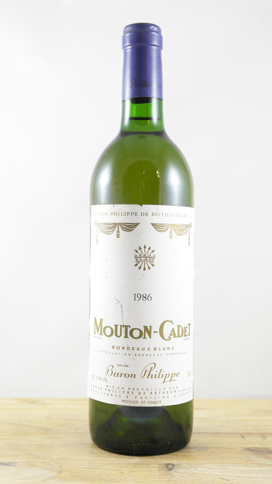 Mouton Cadet Philippe de Rothschild 1986