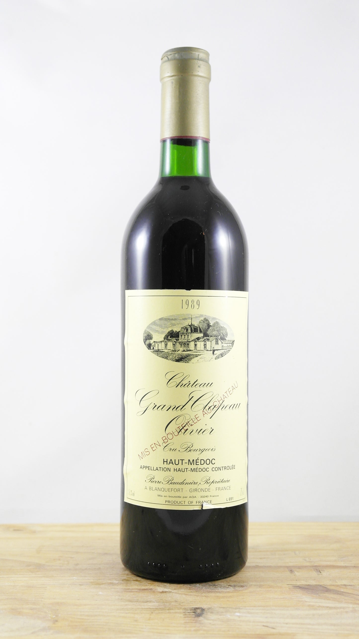Château Grand Clapeau Olivier 1989