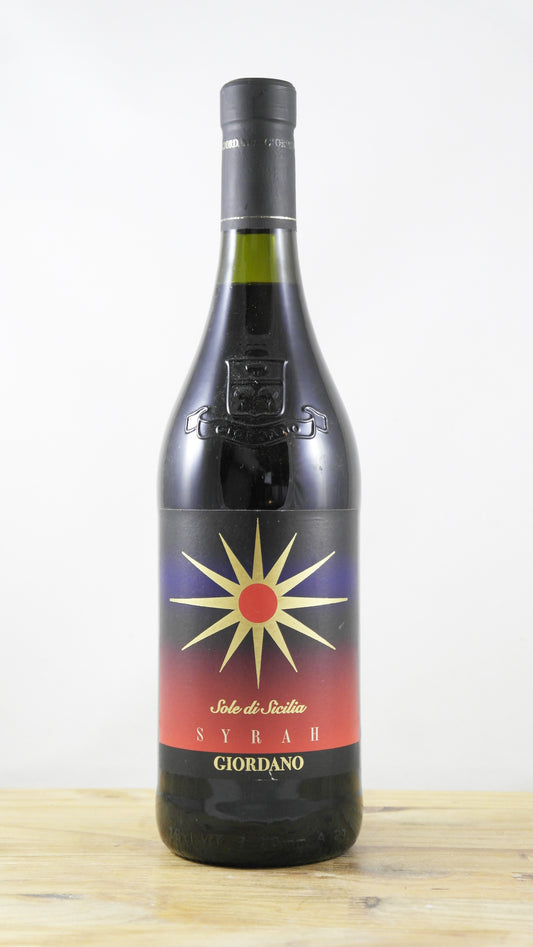 Giordano - Sole Di Sicilia - Syrah 2010 BG