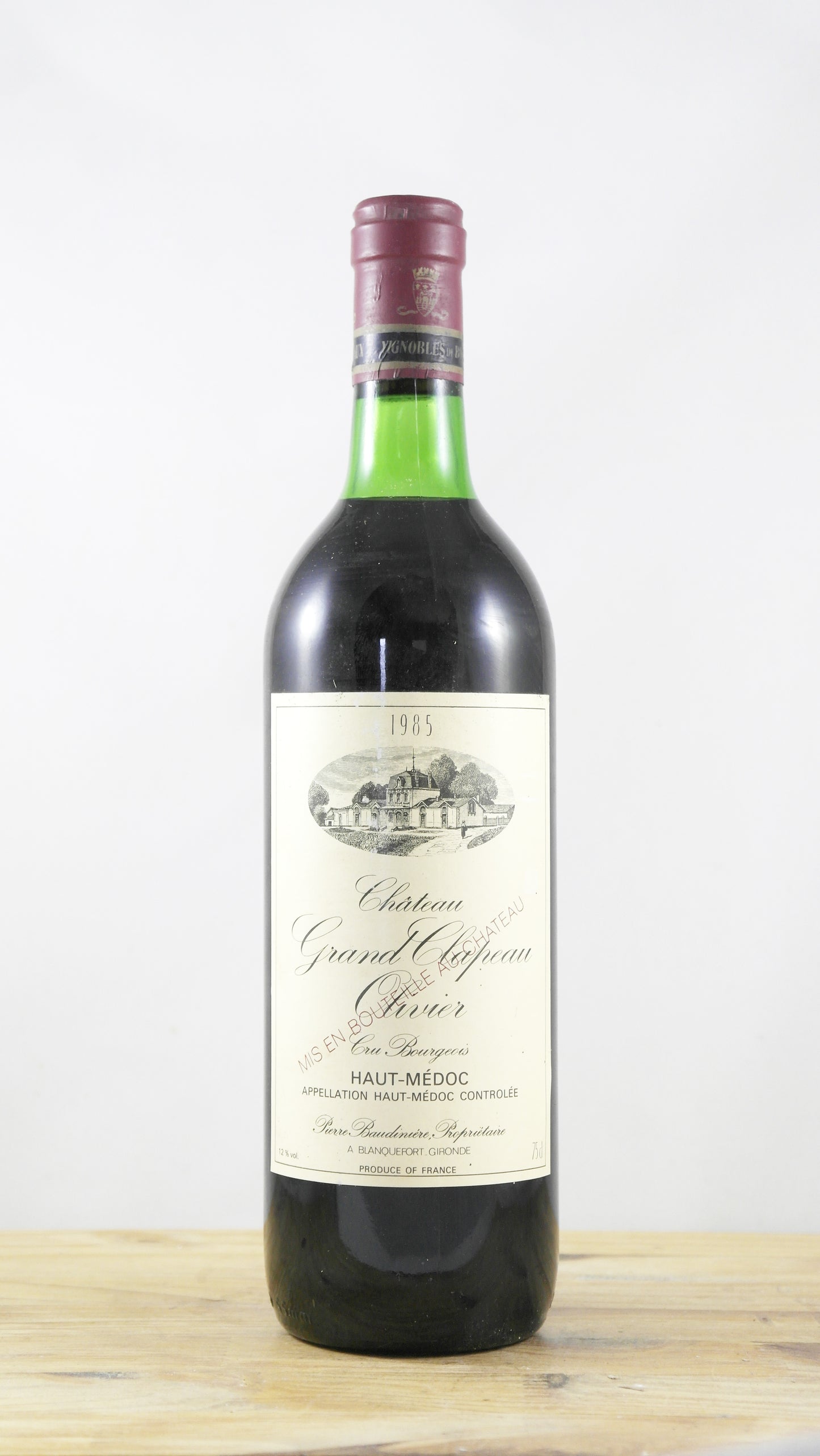 Chateau Grand Clapeau 1985
