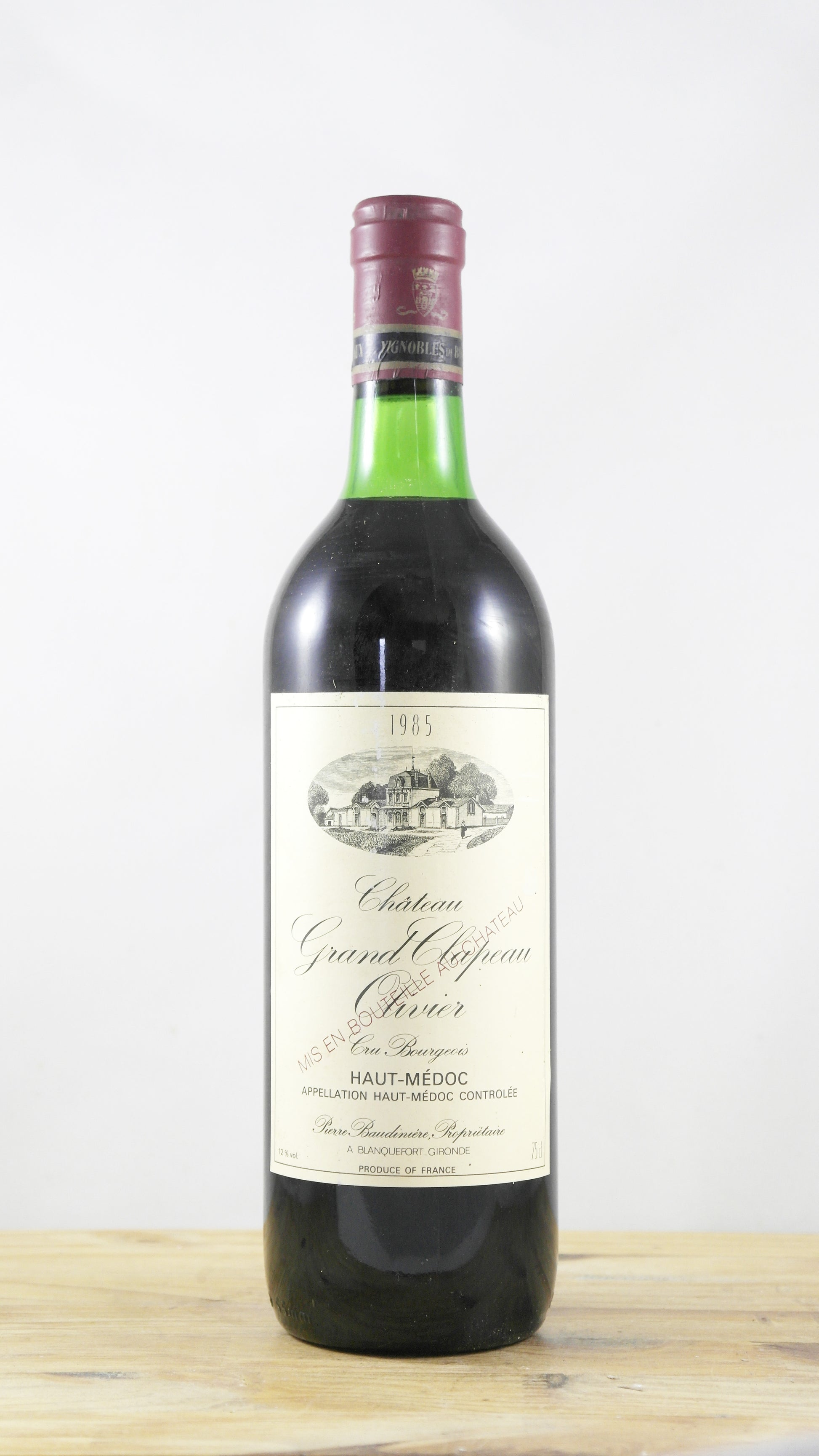 Chateau Grand Clapeau 1985