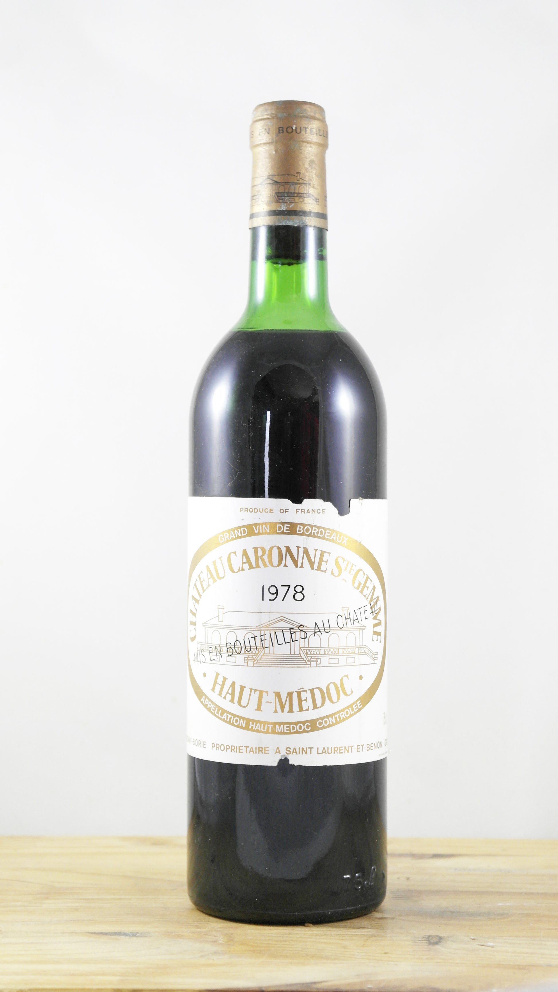 Chateau Caronne Saint Gemme 1978 EA