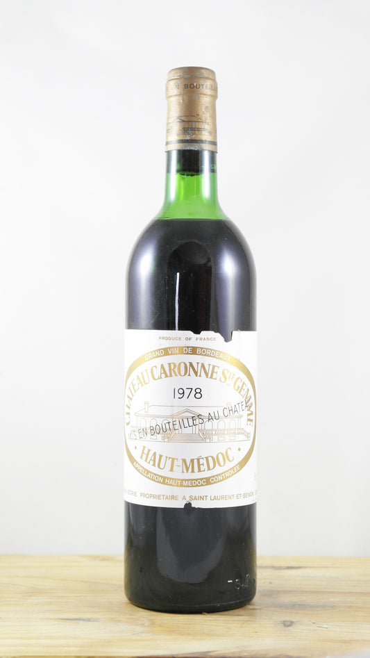 Chateau Caronne Saint Gemme 1978 EA