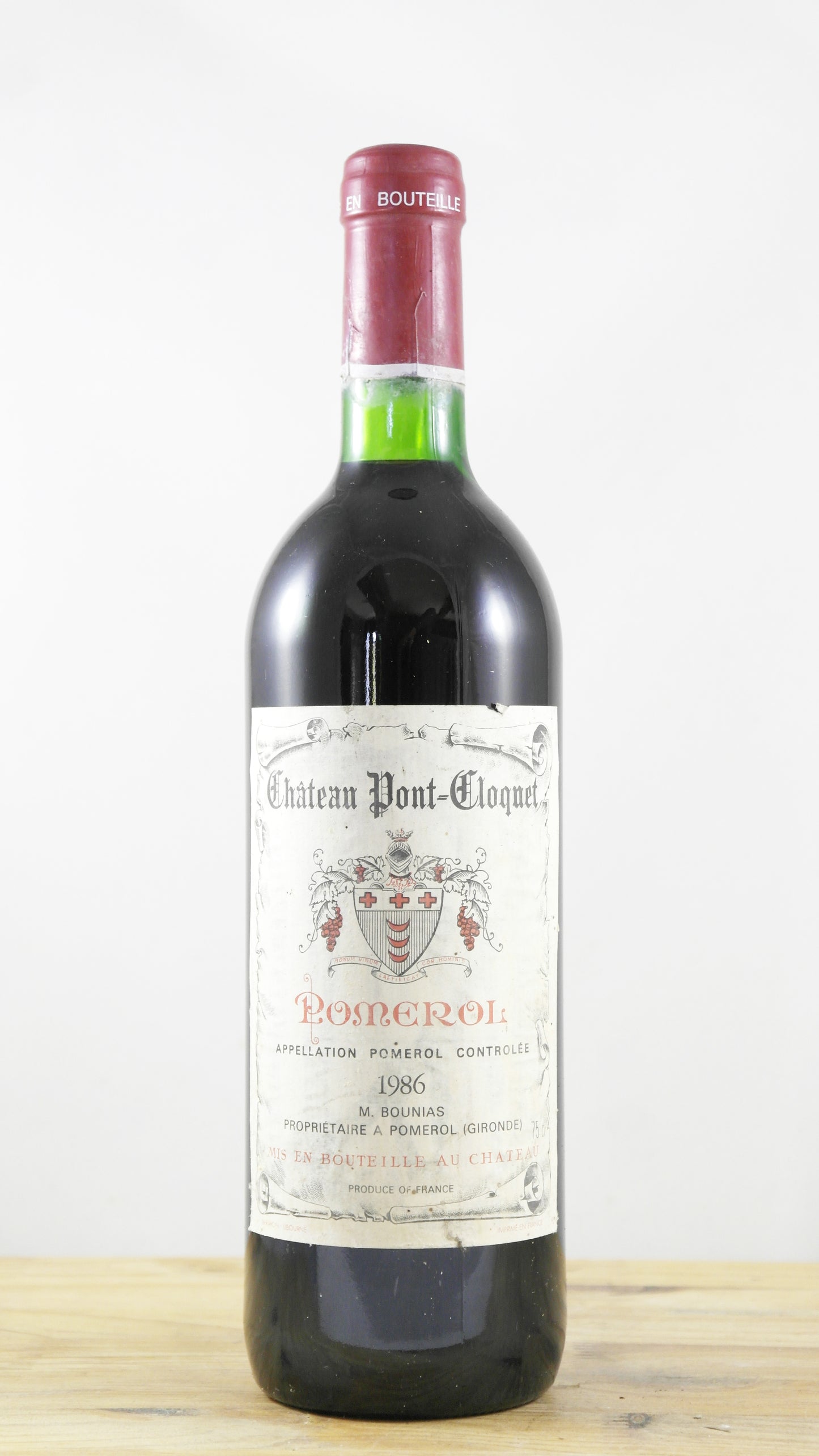 Chateau Pont Cloquet 1986
