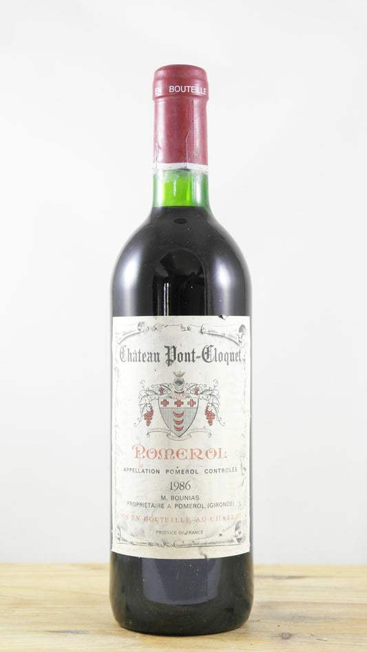 Chateau Pont Cloquet 1986