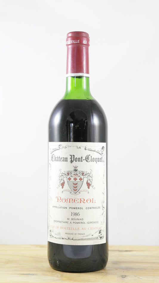 Chateau Pont Cloquet 1986 CA