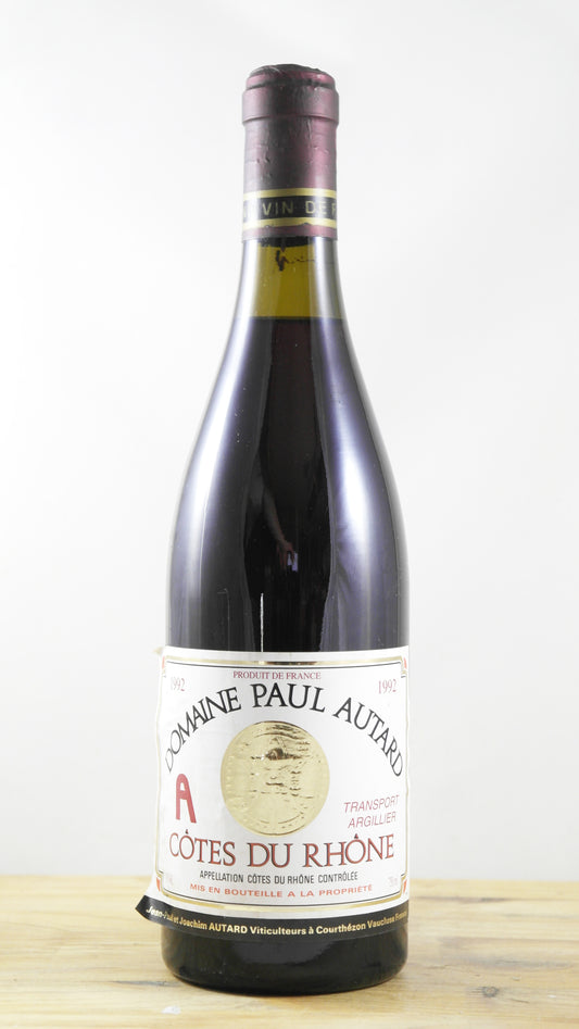 Côtes du Rhône Domaine Paul Autard 1992