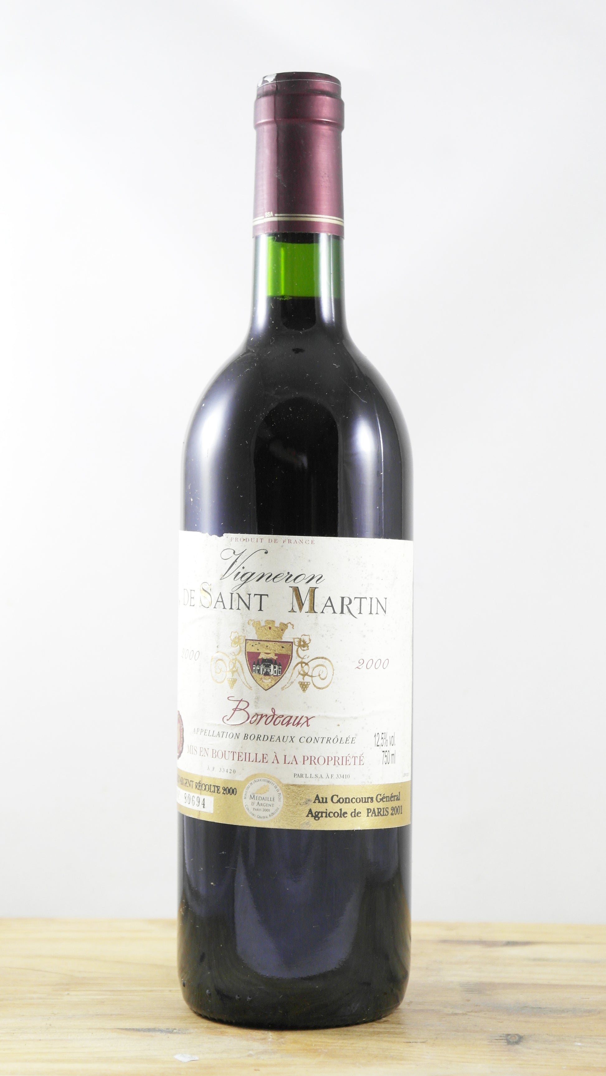 Bordeaux Vigneron de Saint Martin 2000