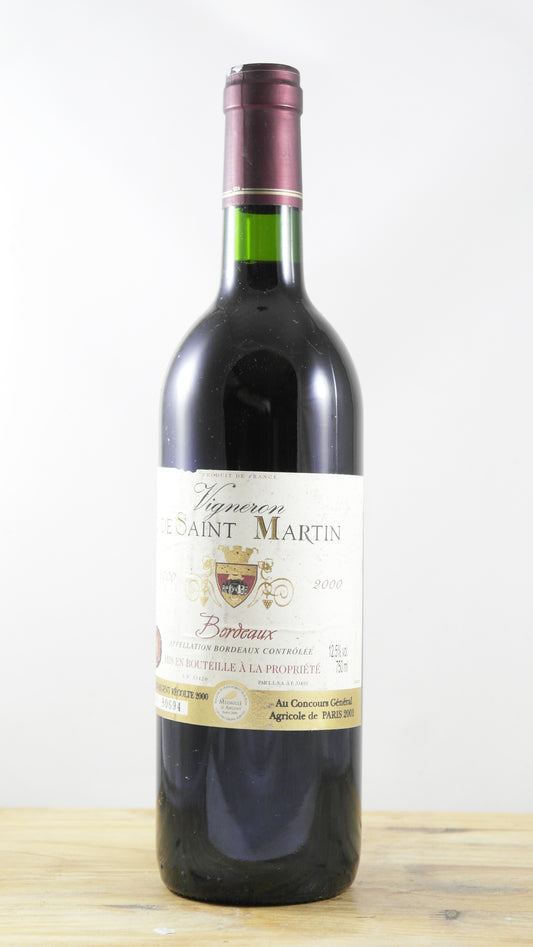 Bordeaux Vigneron de Saint Martin 2000