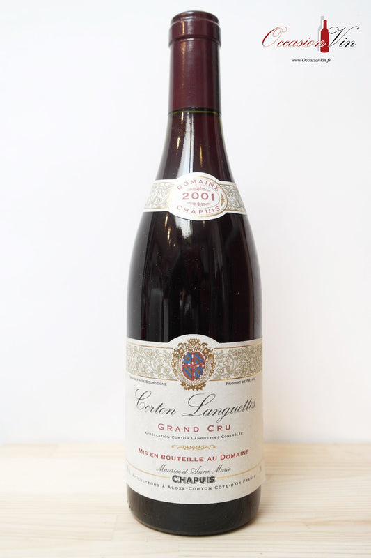 Corton Languettes Chapuis Vin 2001