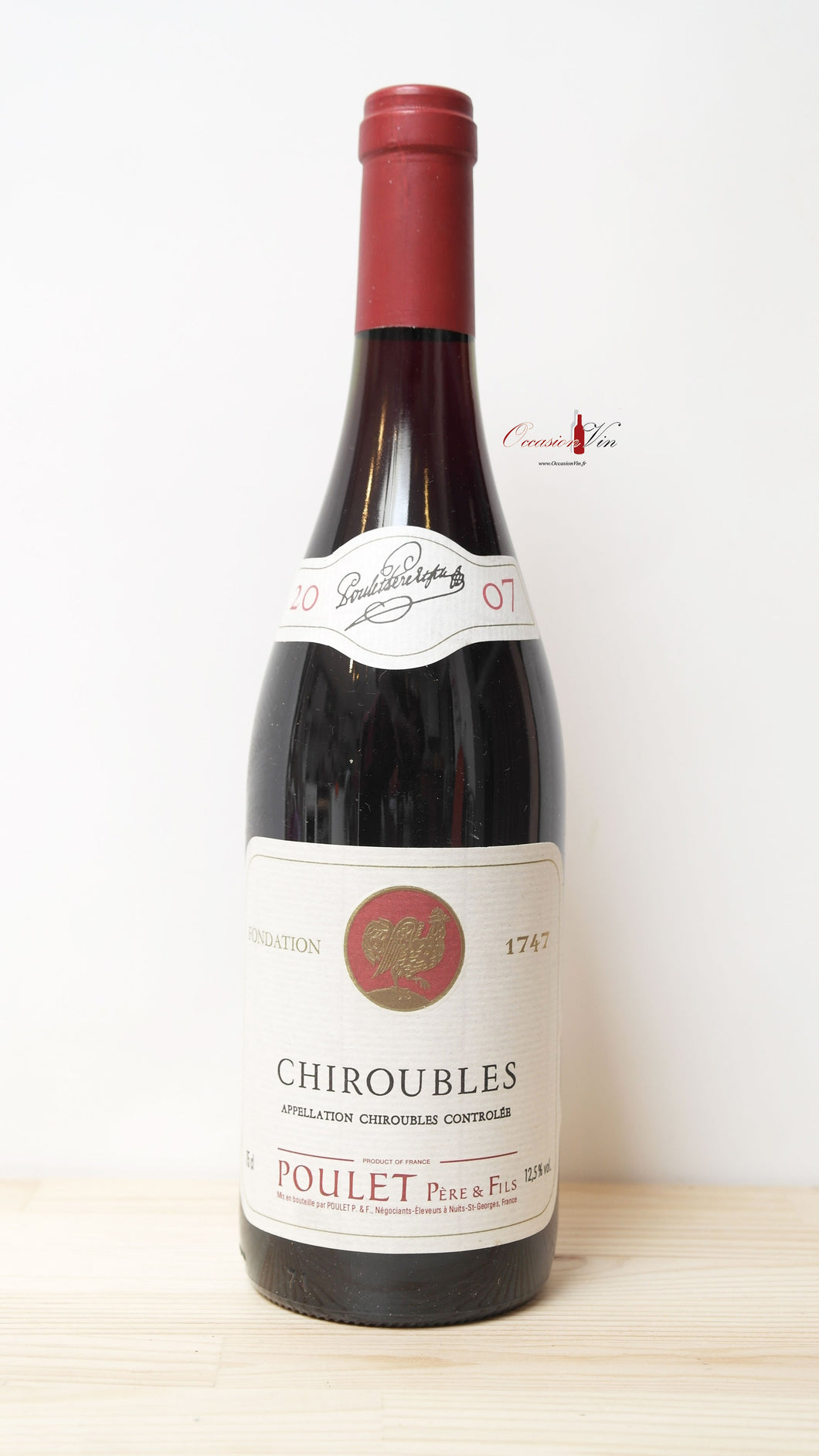Chiroubles Poulet Père et Fils Vin 2007