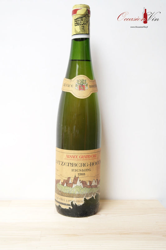 Riesling Grand Cru Boeckel Vin 1988