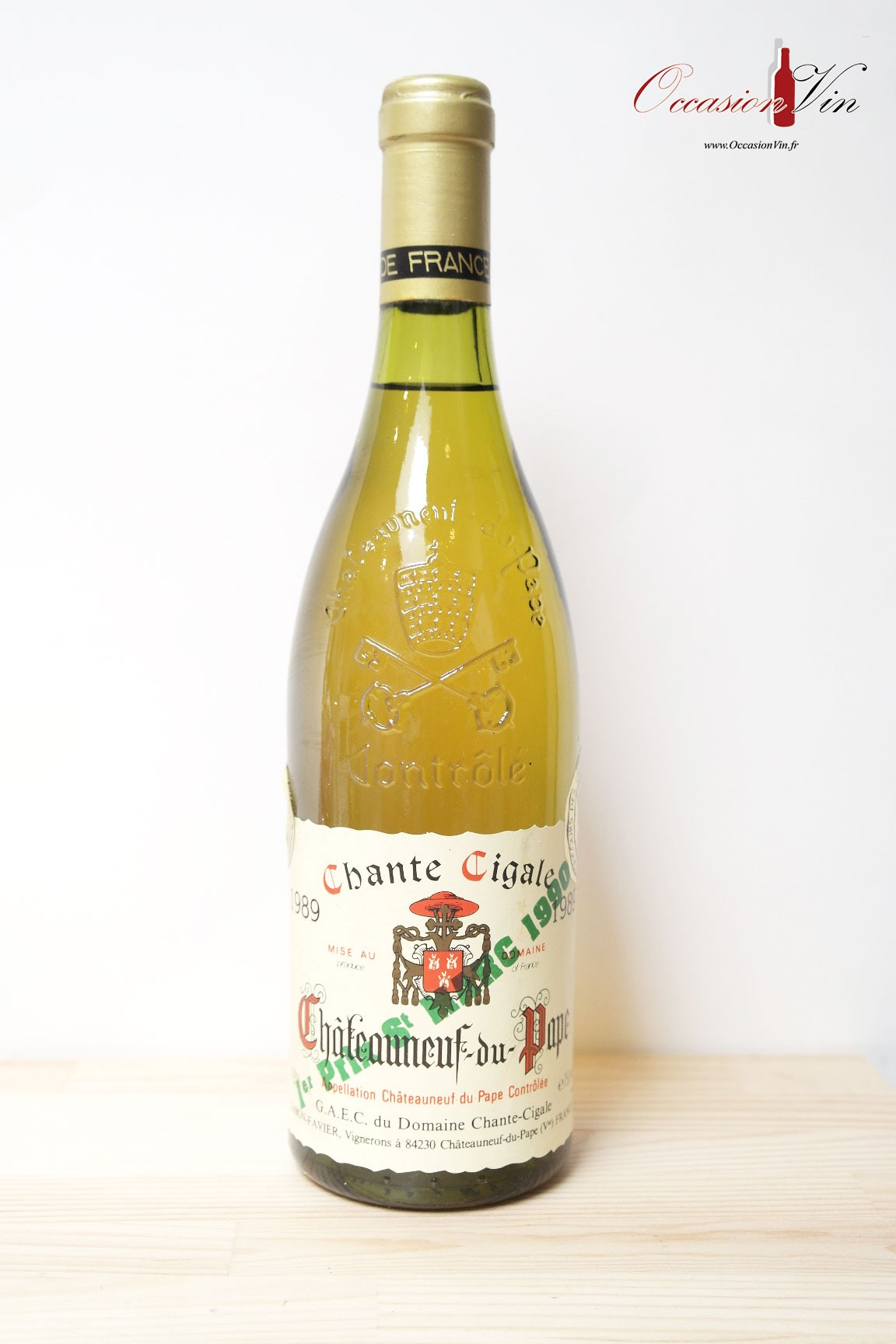 Chante Cigale Châteauneuf-du-Pape Vin 1989