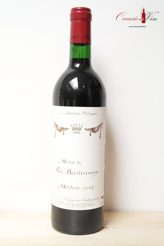 Mise de la Baronnie Rothschild Médoc Vin 1983