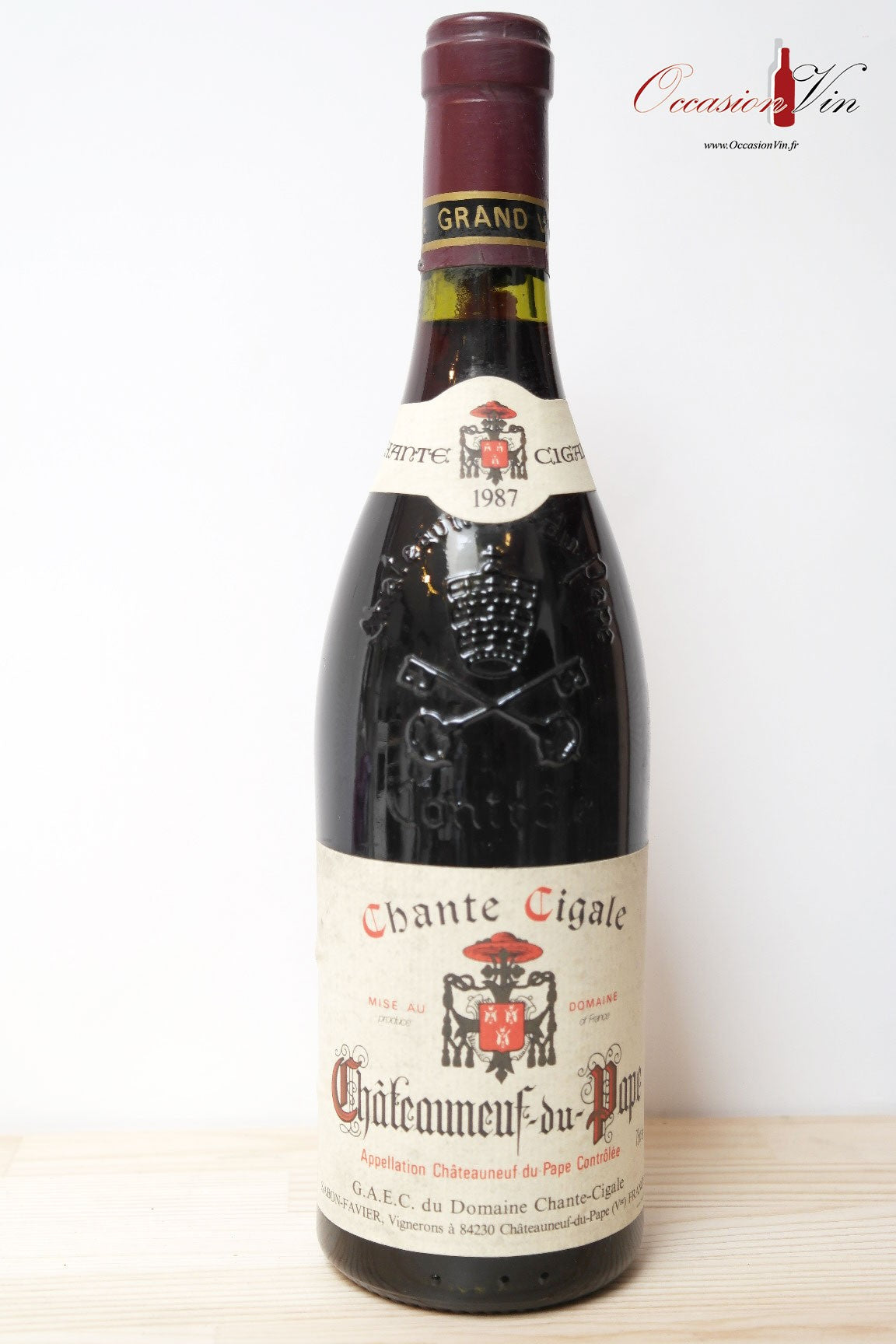 Chante Cigale Châteauneuf-du-Pape Vin 1987