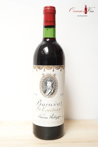 Baronat Rothschild Vin 1979