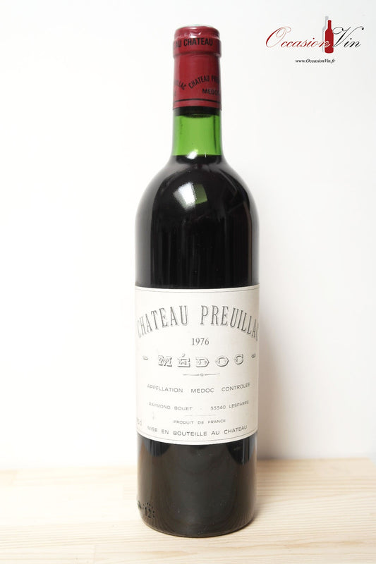 Château Preuillac Vin 1976