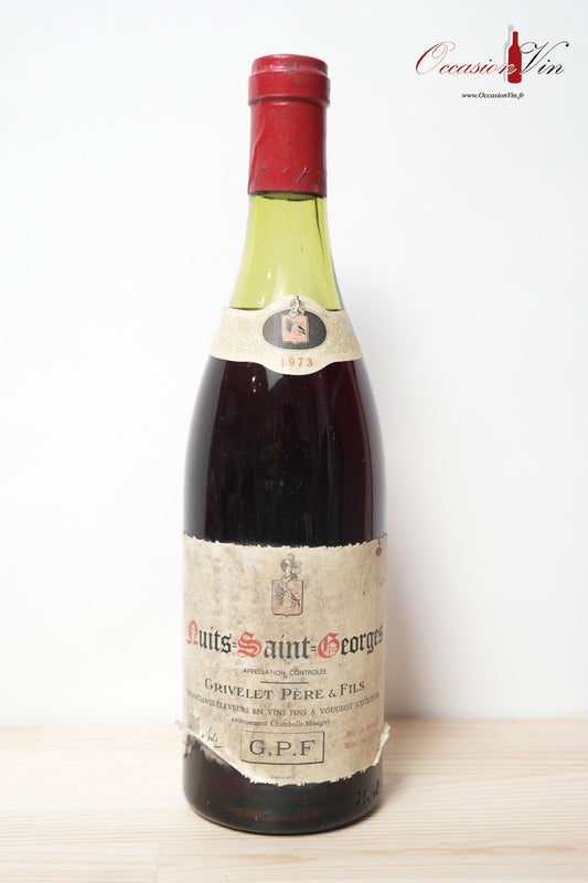 Nuit Saint Georges Grivelet Père et Fils EA Vin 1973