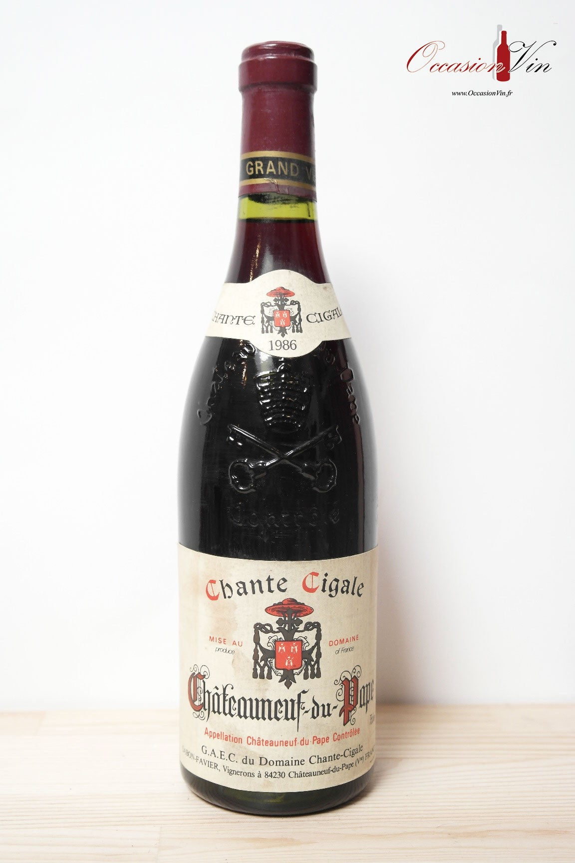 Chante Cigale Châteauneuf-du-Pape Vin 1986