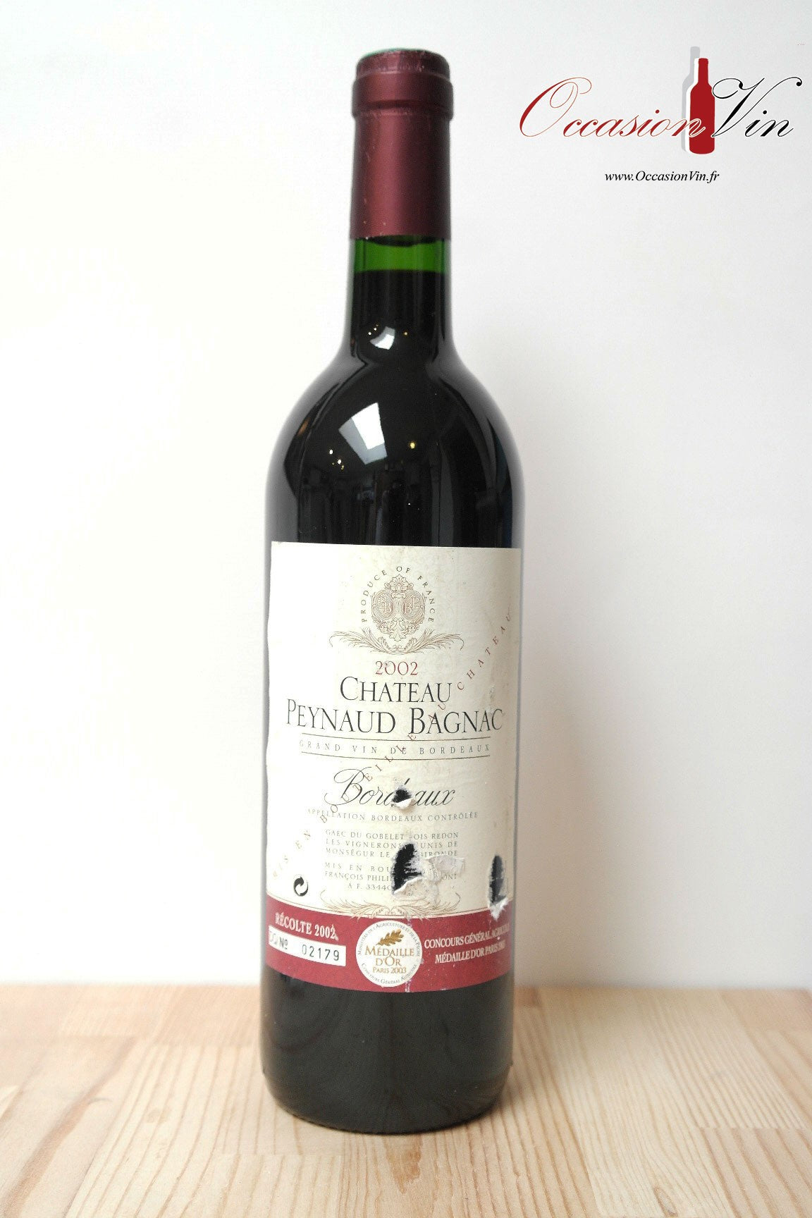 Château Peynaud Bagnac Vin 2002