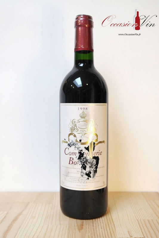 Cuvée de la Commanderie du Bontemps EA Vin 1998