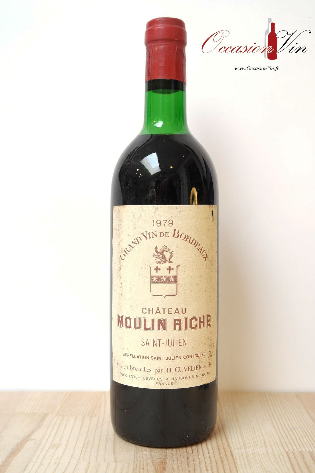 Château Moulin Riche Vin 1979