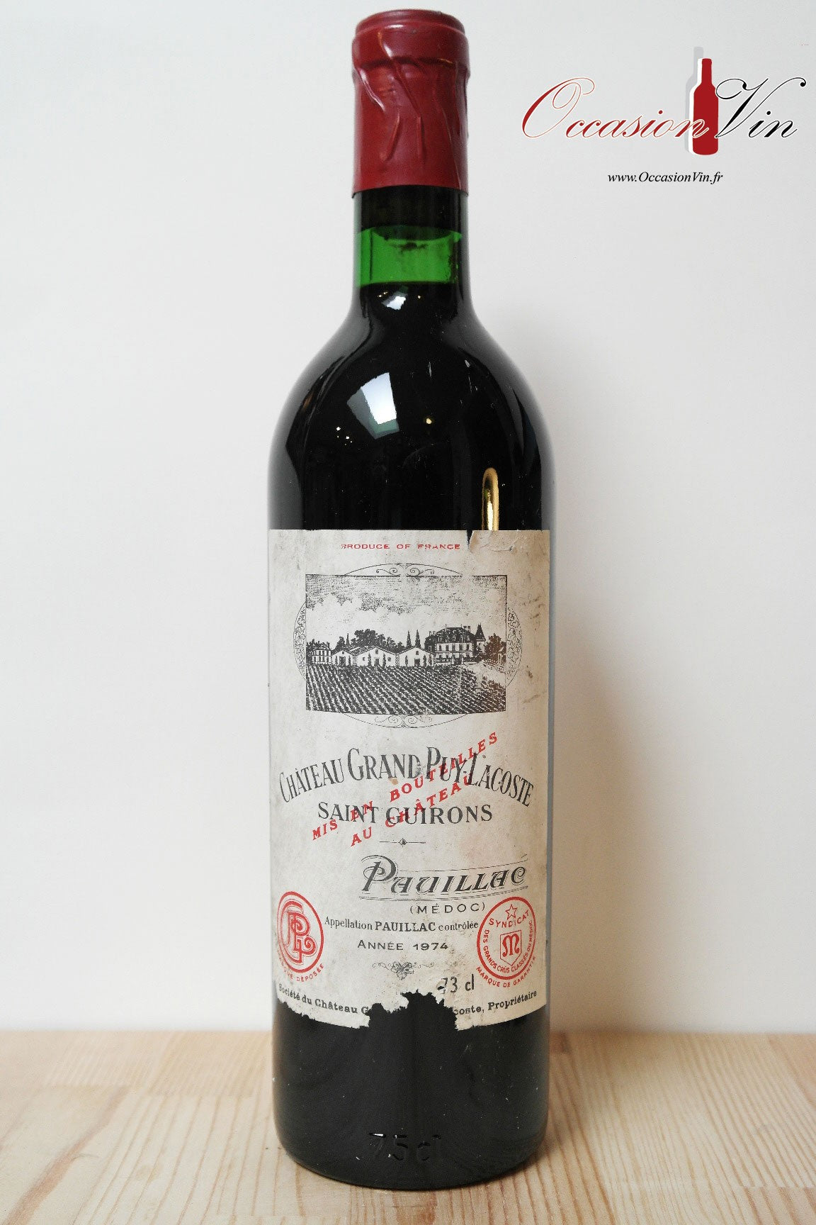 Château Grand Puy Lacoste Vin 1974