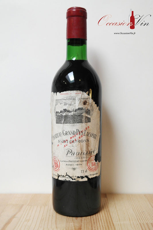 Château Grand Puy Lacoste HE Vin 1974