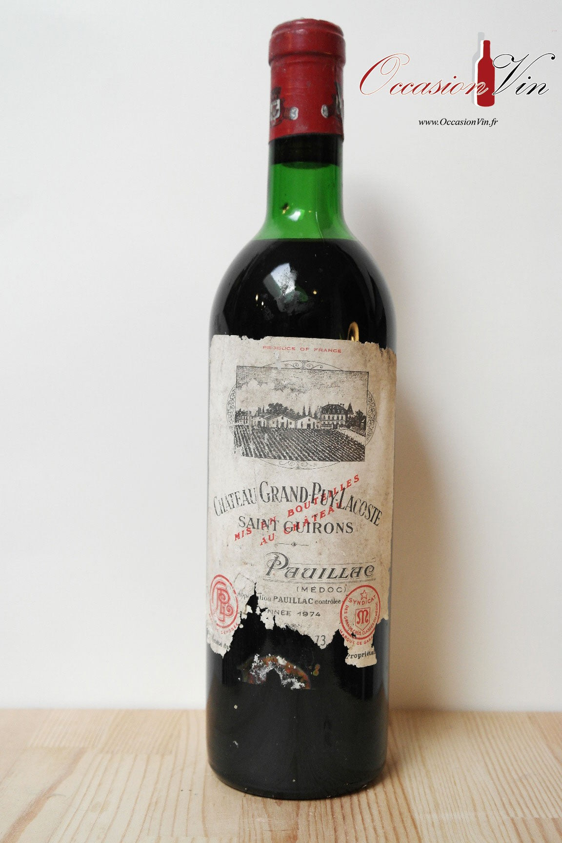 Château Grand Puy Lacoste EA Vin 1974